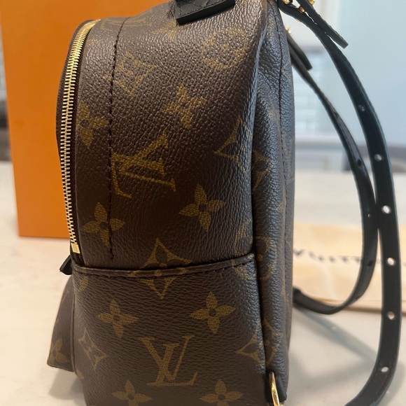 Authentic Louis Vuitton Palm Springs Mini Monogram Backpack TX4270 - Picture 2 of 13